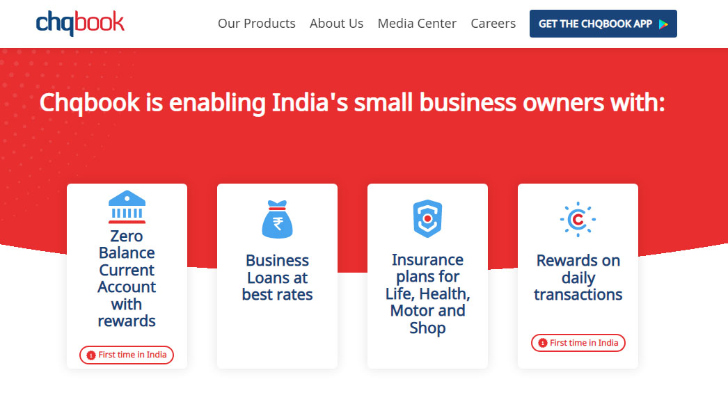 Chqbook Website