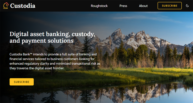 Custodia Bank Website